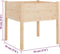 vidaXL - Plantenbakken - 2 - st - 70x70x70 - cm - massief - grenenhout