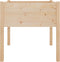 vidaXL - Plantenbakken - 2 - st - 70x70x70 - cm - massief - grenenhout