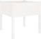 vidaXL - Plantenbakken - 2 - st - 70x70x70 - cm - massief - grenenhout - wit