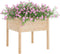 vidaXL - Plantenbakken - 2 - st - 70x70x70 - cm - massief - grenenhout