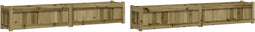 vidaXL - Plantenbakken - 2 - st - cm - geïmpregneerd - hout