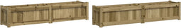 vidaXL - Plantenbakken - 2 - st - cm - geïmpregneerd - hout