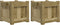 vidaXL - Plantenbakken - 2 - st - cm - geïmpregneerd - hout