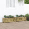 vidaXL - Plantenbakken - 2 - st - cm - geïmpregneerd - hout