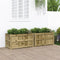 vidaXL - Plantenbakken - 2 - st - cm - geïmpregneerd - hout