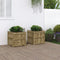 vidaXL - Plantenbakken - 2 - st - cm - geïmpregneerd - hout