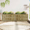vidaXL - Plantenbakken - 2 - st - cm - geïmpregneerd - hout