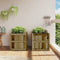 vidaXL - Plantenbakken - 2 - st - cm - geïmpregneerd - hout