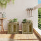 vidaXL - Plantenbakken - 2 - st - cm - geïmpregneerd - hout