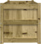 vidaXL - Plantenbakken - 2 - st - cm - geïmpregneerd - hout