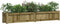 vidaXL - Plantenbakken - 2 - st - cm - geïmpregneerd - hout
