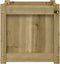 vidaXL - Plantenbakken - 2 - st - cm - geïmpregneerd - hout