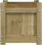 vidaXL - Plantenbakken - 2 - st - cm - geïmpregneerd - hout