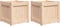 vidaXL - Plantenbakken - 2 - st - cm - massief - grenenhout
