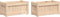 vidaXL - Plantenbakken - 2 - st - cm - massief - grenenhout