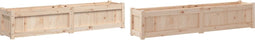 vidaXL - Plantenbakken - 2 - st - cm - massief - grenenhout