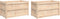 vidaXL - Plantenbakken - 2 - st - cm - massief - grenenhout