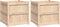 vidaXL - Plantenbakken - 2 - st - cm - massief - grenenhout