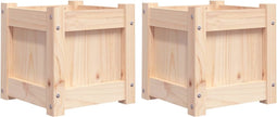 vidaXL - Plantenbakken - 2 - st - cm - massief - grenenhout