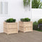 vidaXL - Plantenbakken - 2 - st - cm - massief - grenenhout