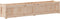 vidaXL - Plantenbakken - 2 - st - cm - massief - grenenhout