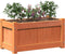 vidaXL - Plantenbakken - 2 - st - cm - massief - grenenhout - wasbruin
