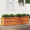 vidaXL - Plantenbakken - 2 - st - cm - massief - grenenhout - wasbruin