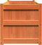 vidaXL - Plantenbakken - 2 - st - cm - massief - grenenhout - wasbruin