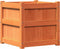 vidaXL - Plantenbakken - 2 - st - cm - massief - grenenhout - wasbruin