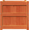 vidaXL - Plantenbakken - 2 - st - cm - massief - grenenhout - wasbruin