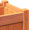 vidaXL - Plantenbakken - 2 - st - cm - massief - grenenhout - wasbruin