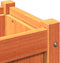 vidaXL - Plantenbakken - 2 - st - cm - massief - grenenhout - wasbruin