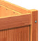 vidaXL - Plantenbakken - 2 - st - cm - massief - grenenhout - wasbruin
