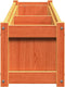 vidaXL - Plantenbakken - 2 - st - cm - massief - grenenhout - wasbruin