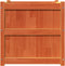 vidaXL - Plantenbakken - 2 - st - cm - massief - grenenhout - wasbruin