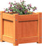 vidaXL - Plantenbakken - 2 - st - cm - massief - grenenhout - wasbruin