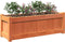 vidaXL - Plantenbakken - 2 - st - cm - massief - grenenhout - wasbruin