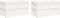 vidaXL - Plantenbakken - 2 - st - cm - massief - grenenhout - wit