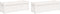 vidaXL - Plantenbakken - 2 - st - cm - massief - grenenhout - wit