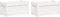 vidaXL - Plantenbakken - 2 - st - cm - massief - grenenhout - wit