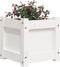 vidaXL - Plantenbakken - 2 - st - cm - massief - grenenhout - wit