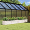 vidaXL - Plantenbakken - 2 - st - cm - massief - grenenhout - wit