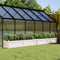 vidaXL - Plantenbakken - 2 - st - cm - massief - grenenhout - wit