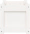 vidaXL - Plantenbakken - 2 - st - cm - massief - grenenhout - wit