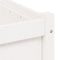 vidaXL - Plantenbakken - 2 - st - cm - massief - grenenhout - wit