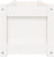 vidaXL - Plantenbakken - 2 - st - cm - massief - grenenhout - wit