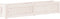 vidaXL - Plantenbakken - 2 - st - cm - massief - grenenhout - wit