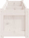vidaXL - Plantenbakken - 2 - st - cm - massief - grenenhout - wit