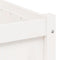 vidaXL - Plantenbakken - 2 - st - cm - massief - grenenhout - wit