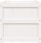 vidaXL - Plantenbakken - 2 - st - cm - massief - grenenhout - wit
